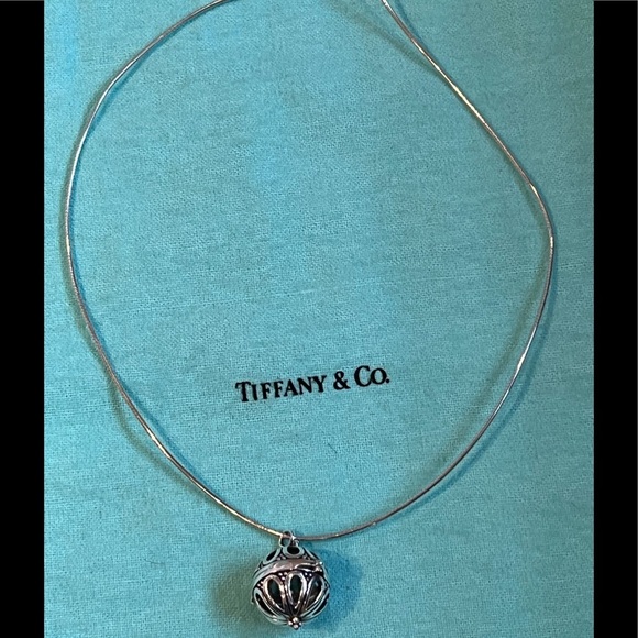 Tiffany chain with birdcage locket - Picture 1 of 8